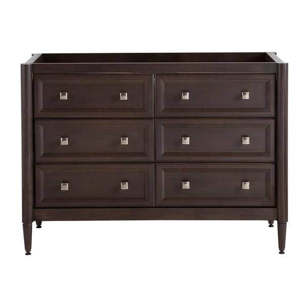 St. Paul West Bay 48 in. W x 21 in. D x 34 in. H Bathroom Vanity in Dusk