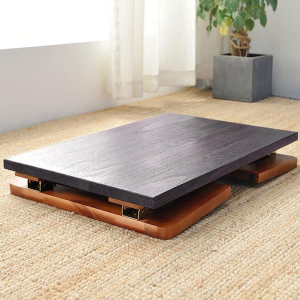 YIYIBYUS 23.62 in. x 15.74 in. Folding Wooden Coffee Table HG ZYLLFY 6510