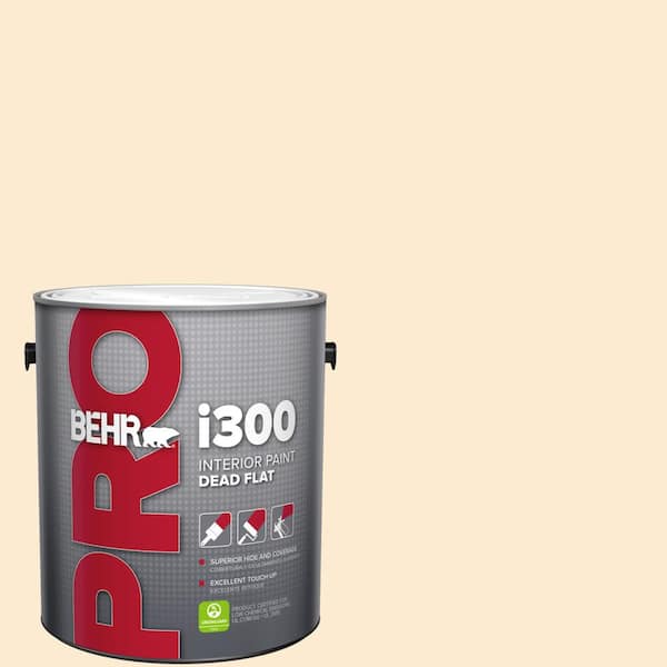 BEHR PRO 1 gal. #320E-1 Popcorn Ball Dead Flat Interior Paint
