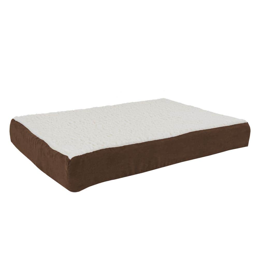 Medium Brown Orthopedic Sherpa Pet Bed price history on PriceWatchPro