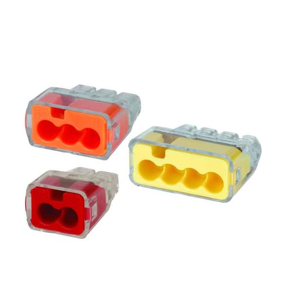 Ideal In-Sure Push-In Wire Connector Assorted (10 per Bag, Standard Package is 6 Bags)