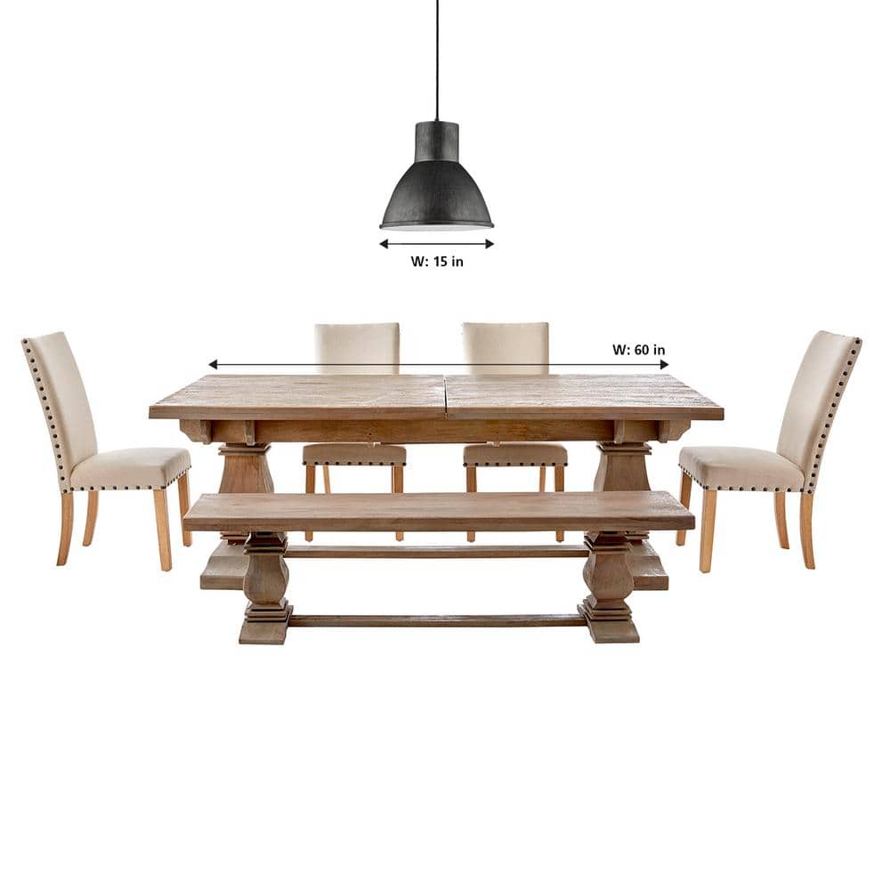 Stardust Finish Division Street 1-Light Incandescent Pendant