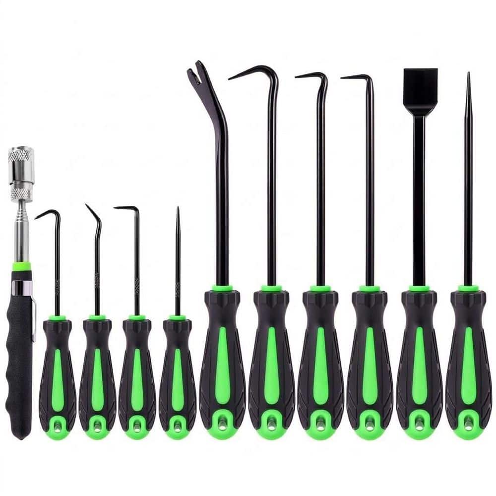 11 Piece Pick and Hook Set with Scraper Magnetic Telescoping Tool for Automotive Electronics Maintenance Hoses Gasket price history on PriceWatchPro