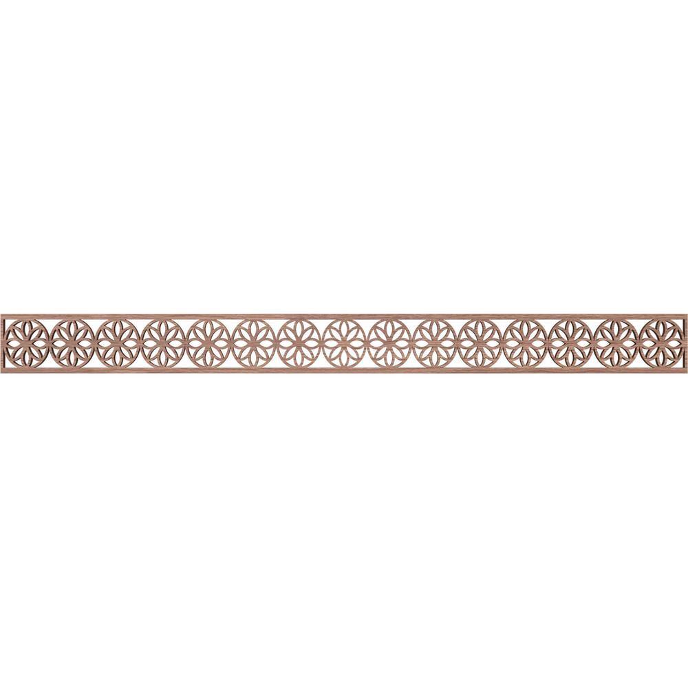 Blume Fretwork 0.375 in. D x 46.375 in. W x 4 in. L Walnut Wood Panel Moulding price history on PriceWatchPro