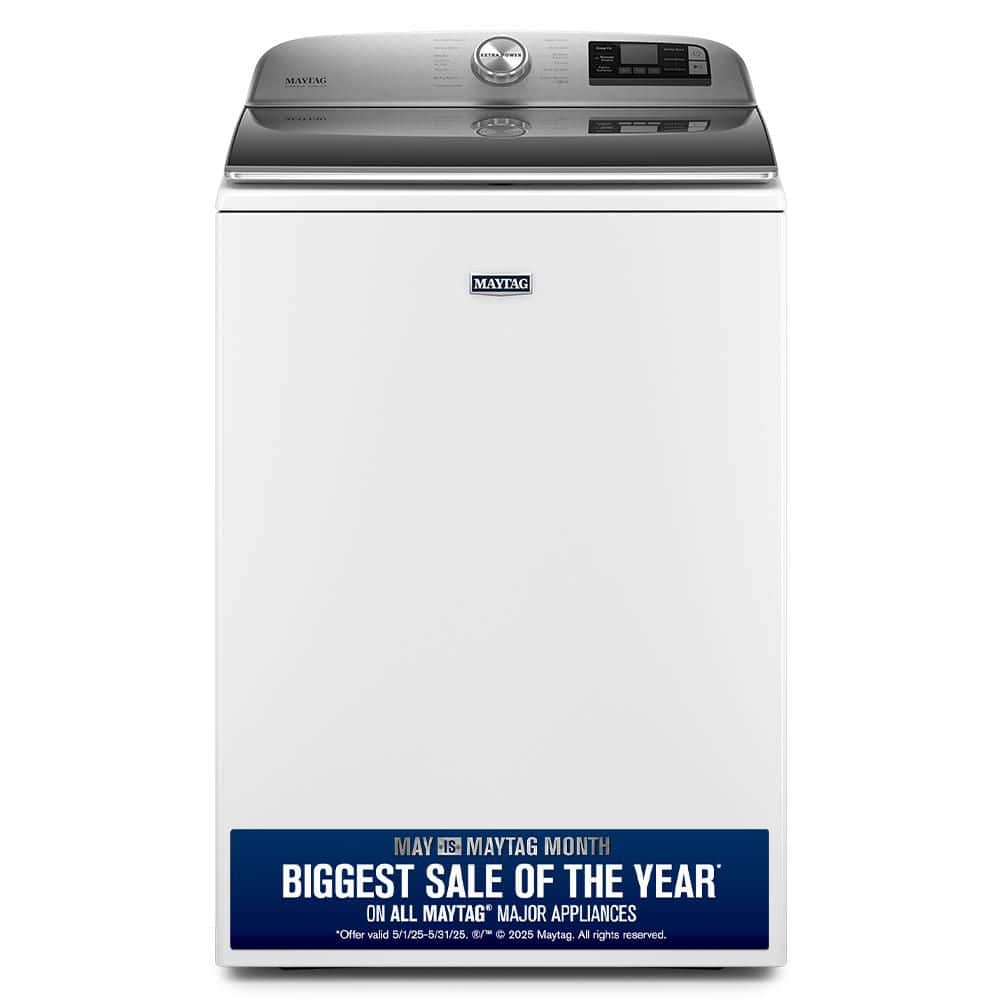 5.3 cu. ft. Smart Capable White Top Load Washing Machine with Extra Power, ENERGY STAR -  Maytag, MVW7232HW