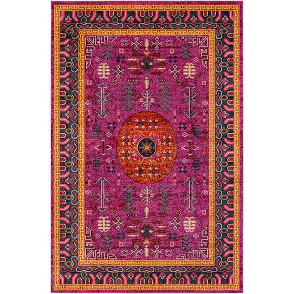 Artistic Weavers Ariane Bright Pink 5 ft. x 7 ft. Indoor Area Rug