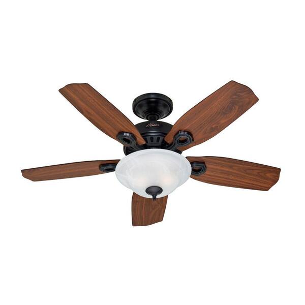 Hunter Auberville 44 in. Black Ceiling Fan-DISCONTINUED