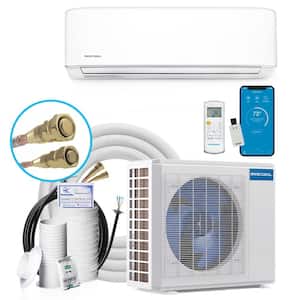 DIY 4th Gen 12,000 BTU 1 Ton ENERGY STAR Ductless Mini Split Air Conditioner and Heat Pump with 25 ft. Install Kit 115V