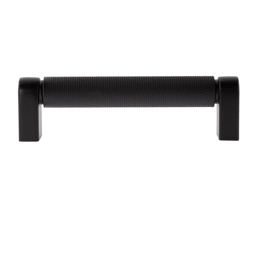 Kent Matte Black 4" Knurled Bar Pull Multipack