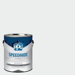 1 gal. PPG1041-1 Moonlit Snow Satin Interior Paint