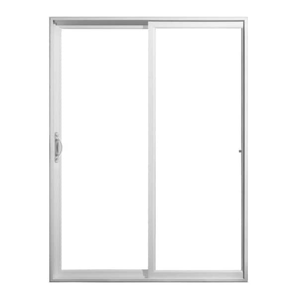 JELD-WEN 72 in. x 80 in. V-4500 White Vinyl Left-Hand Full Lite Sliding Patio Door