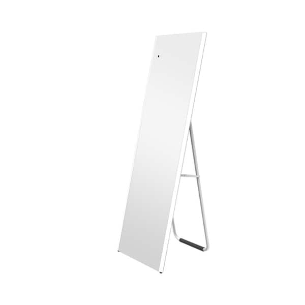 JimsMaison 20 in. W x 60 in. H Large Rectangular Frameless Wall-Mounted Freestanding Bathroom Vanity Mirror in Dimmable