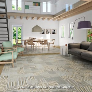 Boheme Grid 7-3/4 in. x 7-3/4 in. Ceramic Floor and Wall Tile (0.43 sq. ft./Each)
