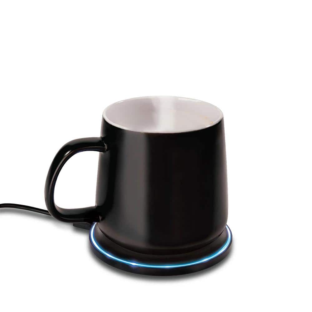 Aoibox 1-Cup Black Cordless Electric Kettle 2 in. 1 Mug Aoibox 1-Cup Black Cordless Electric Kettle 2 in. 1 Mug