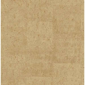 Jules Light Brown Faux Cork Paper Strippable Roll (Covers 56.4 sq. ft.)