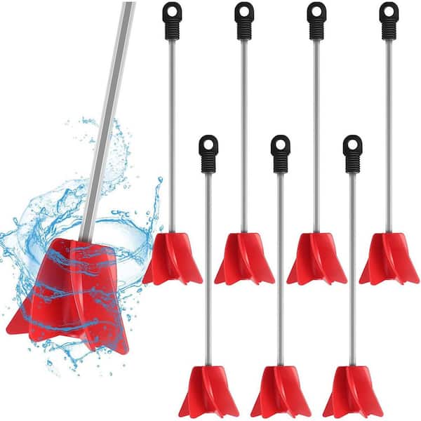 KIWDZFU 11 in. Paint Stirrer Drill Attachment Helix Epoxy Mixer