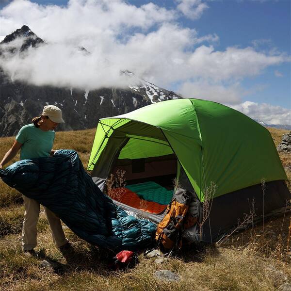 EchoSmile Green 4-Person Nylon Dome Tent TER-LTT244BGF - The EchoSmile Green 4-Person Nylon Dome Tent TER-LTT244BGF - The