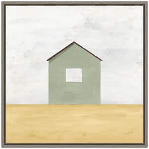 "Rural Barn Simplicity II" by Courtney Prahl 1-Piece Floater Frame Canvas Transfer Country Art Print 16 in. x 16 in.