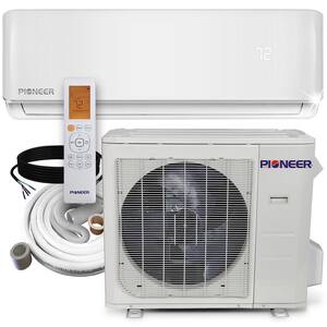 36,000 BTU 3 Ton 17.5 SEER Ductless Mini Split Inverter+ Wall Mounted Air Conditioner with Heat Pump 208/230-Volt