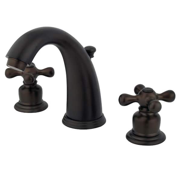 Kingston Brass Victorian 8 in. Widespread 2-Handle Bathroom Faucet in Oil Rubbed Bronze