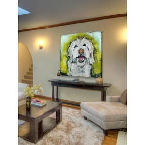 40 in. H x 40 in. W "Smiley Dog" by Tori Campisi Printed Canvas Wall Art