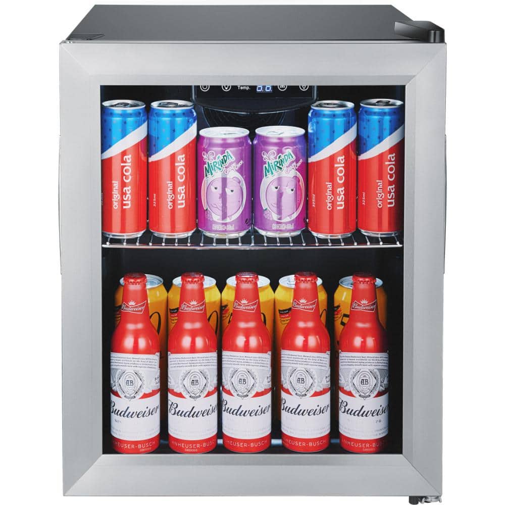 EdgeStar 18 in. 52 (12 oz.) Can Beverage Cooler, Silver -  BWC71SS