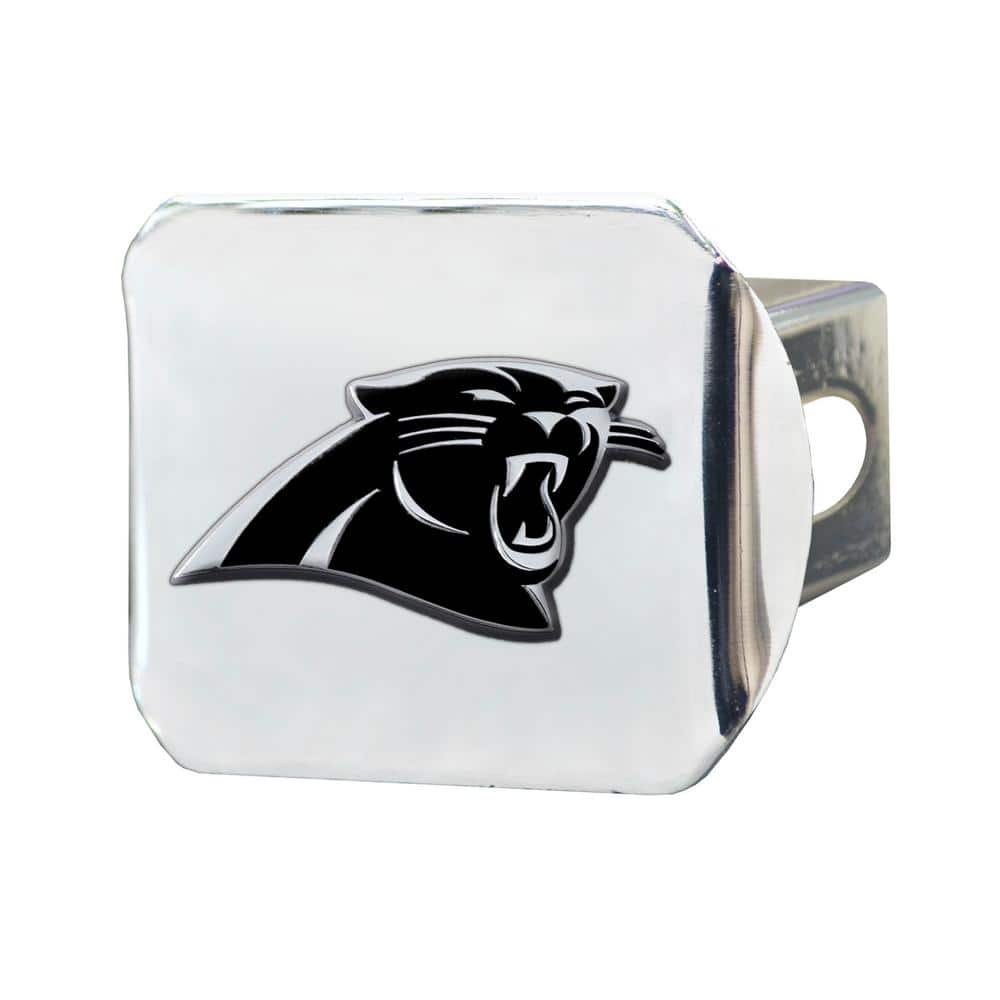 Metallic Carolina Panthers Sticker 5 1/2in x 7 3/4in