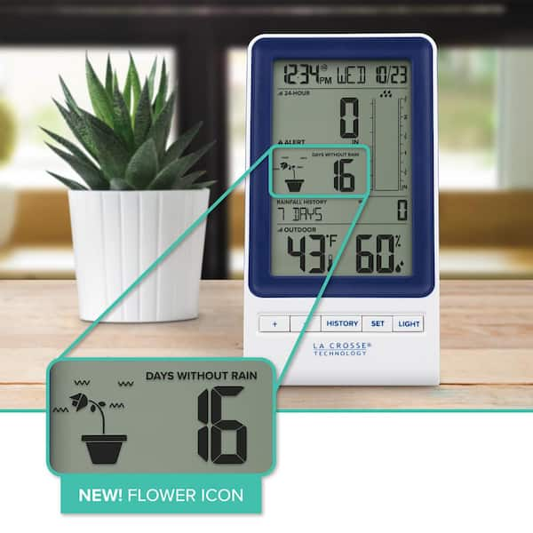 Digital Rain Gauge Weather Station – La Crosse Technology - FarmTek