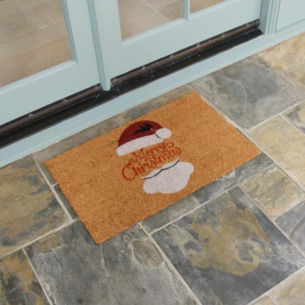 Rubber-Cal Happy Holidays to All A Christmas Doormat 15mm x 18 x 30
