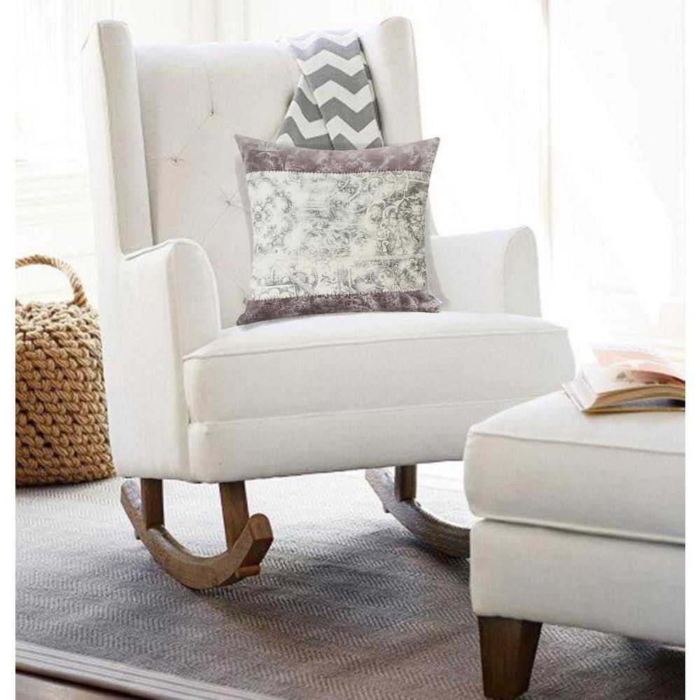 Hannah Multicolor Cotton Square Throw Pillow