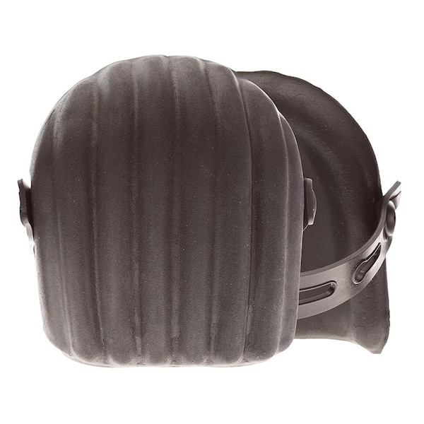 Black Molded Rubber Work Knee Pads
