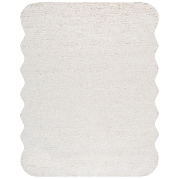 Vermont 8 ft. x 10 ft. Ivory Solid Color Area Rug
