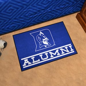 Duke University Blue 2 ft. x 3 ft. Alumni Starter Mat Accent Rug
