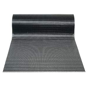 Airpath Black 2 ft. x 30 ft. PVC Anti-Fatigue and Safety Rug Runner