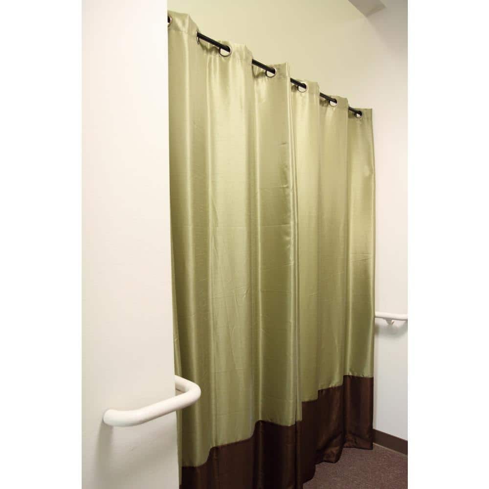 Adjustable Black Steel Tension Rod 48-84 Inches