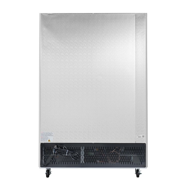 47 cu. Ft. Auto Defrost Commercial Reach-in Upright 2 Door Freezer in Stainless Steel