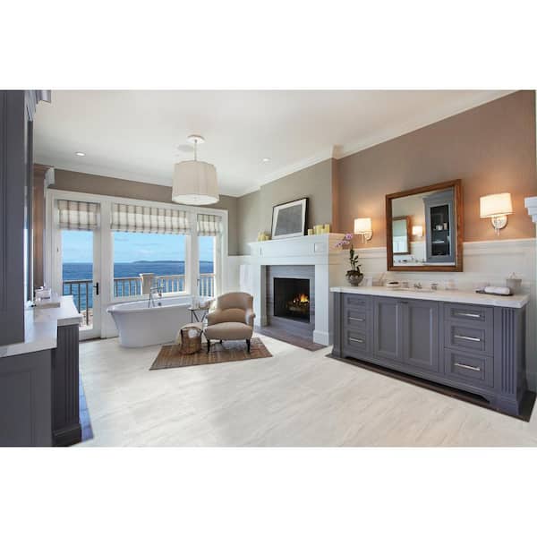 Take Home Tile Sample-Aria Iron 4 in. x 4 in. Polished Porcelain Floor and Wall Tile