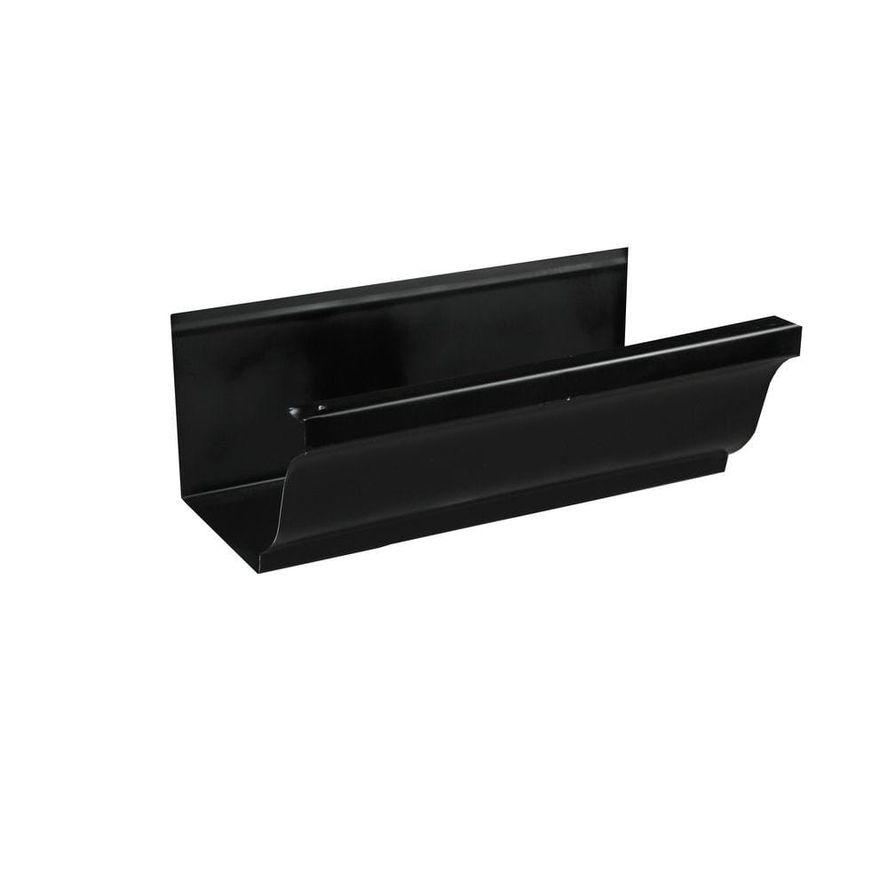 6 in. x 8 ft. K-Style Black Aluminum Gutter price history on PriceWatchPro