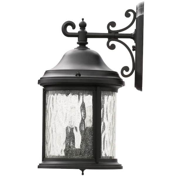 Textured Black Progress Lighting P5450-31 3-Light Ashmore Post Lantern 