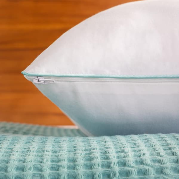 Linenspa Shredded Memory Foam Pillow with Gel Memory Foam Layer- Queen