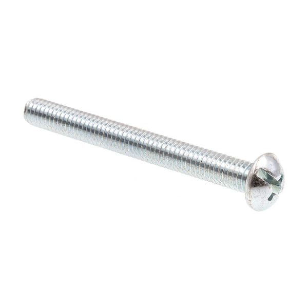 Prime-Line 5/16 in.-18 x 3 in. Zinc Plated Steel Phillips/Slotted Combination Drive Round Head Machine Screws (10-Pack)