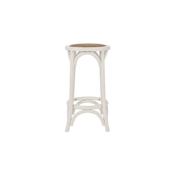 Home Decorators Collection Mavery Ivory, White Counter Stools No Back