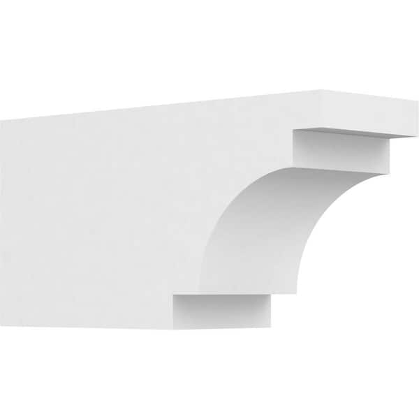 Ekena Millwork 4 in. x 6 in. x 12 in. Mediterranean PVC Rafter Tail Brace