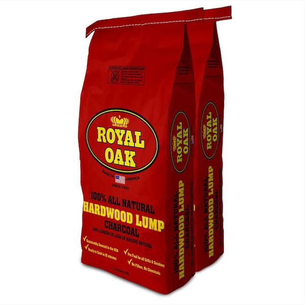 Royal Oak 15.44 lbs. 100% All Natural Hardwood Lump Charcoal (2 pack)