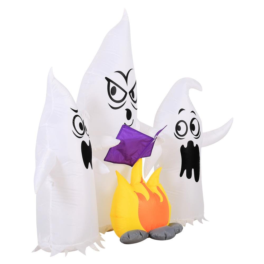 51H x 30W x 60L HALLOWEEN AIRFLOWZ INFLATABLE COLOR CHANGING CAMPFIR