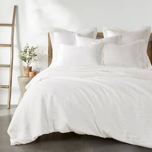 Washed Linen Cream King/Cal King Duvet Cover Only