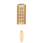Signature Collection, Aloha Solar Chime, 28 in. Natural Wind Chime ACSN