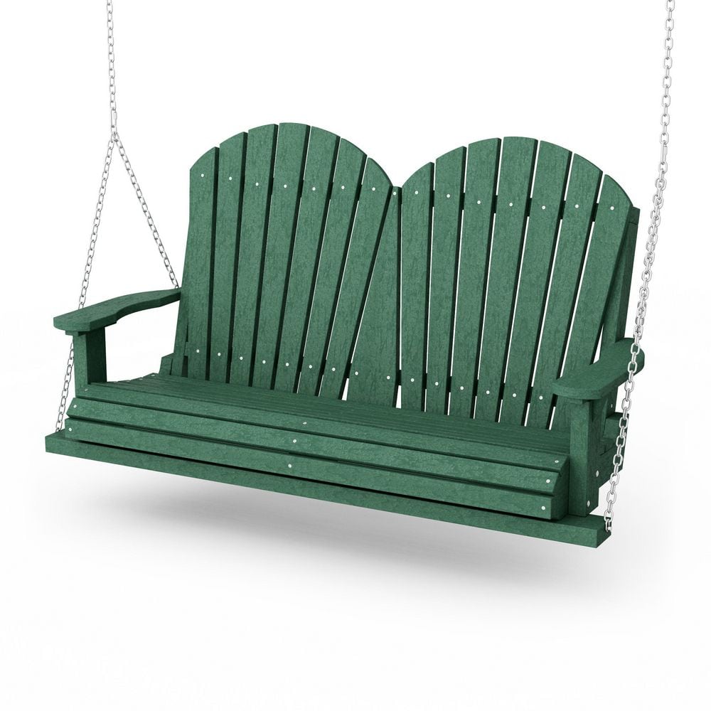 UPC 198180000108 product image for Heritage 2-Person Turf Green Plastic Porch Swing | upcitemdb.com