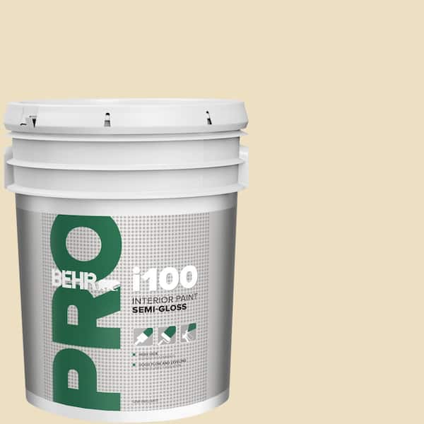 5 gal. #ECC-23-1 Golden Haystack Semi-Gloss Interior Paint