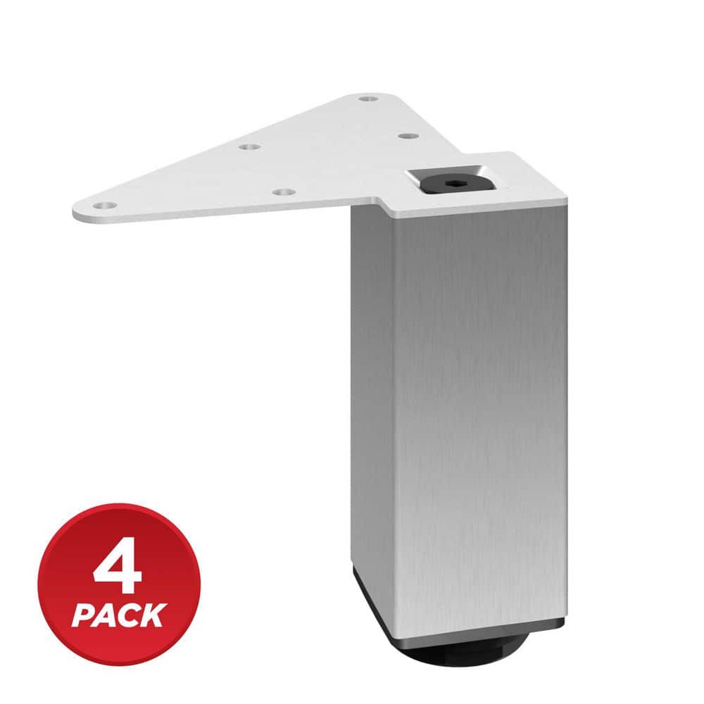 Richelieu Hardware (4-Pack) 4 3/4 in. (120 mm) Stainless Steel
